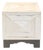 St. Charles Cube Side Table in Hand Finished Horn For Sale
