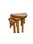Triangular Oak Nesting Tables by Pierre Chapo, 1970s, Set of 3 For Sale - Image 9 of 10