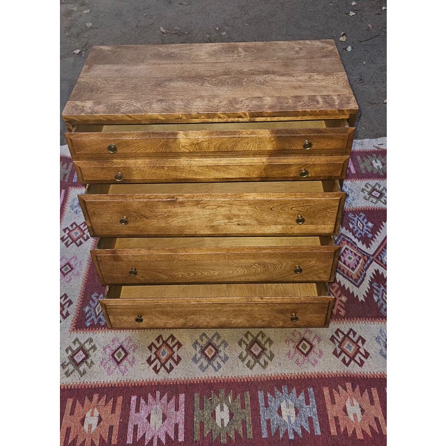 Fully Restored Mid-Century Modern Baumritter "Roommates" 4-Drawer Tall Chest For Sale In San Francisco - Image 6 of 12