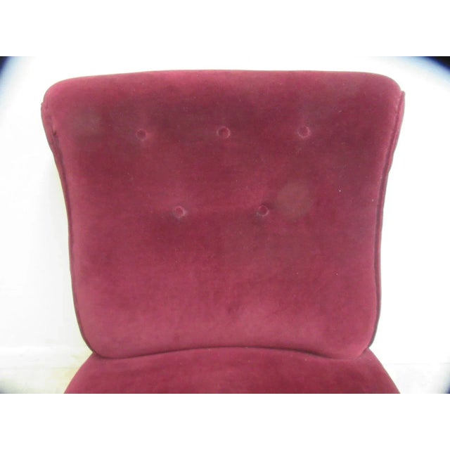 Vintage Chippendale Ball & Claw Mohair Club Chair For Sale - Image 9 of 9
