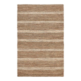 Barcelona Ivory Stripe Rug - 6 X 9 For Sale