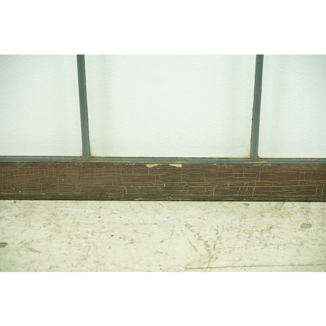 Reclaimed Clear Six Pane Leaded Glass Window | Chairish