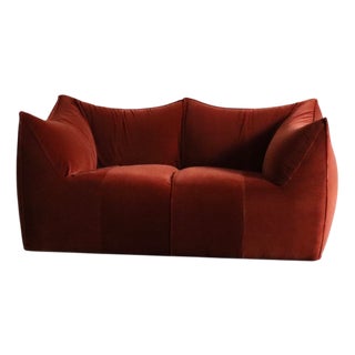 Le Bambole Sofa in Velvet by Mario Bellini for B&B Italia, 1970s For Sale