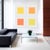 Minimalist contemporary art with square colour inside a grey background. This 4 piece artwork set has beautiful tones of...