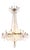 French Antique Bronze Crystal Chandelier, 1880s For Sale