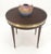 Widdicomb Round Brass Gallery Top Fluted Legs Lamp Side Table on Casters MINT For Sale - Image 11 of 13