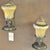 1910s Pair of Early 1900’s Sconces With Rare Glass Shades Attributed to Loetz For Sale - Image 5 of 5