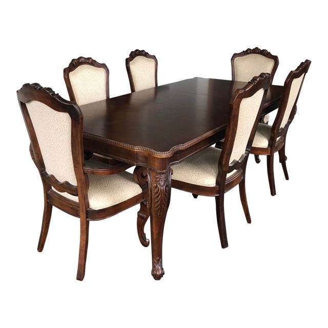 Thomasville Traditional Cherry Dining Room Set Chairish