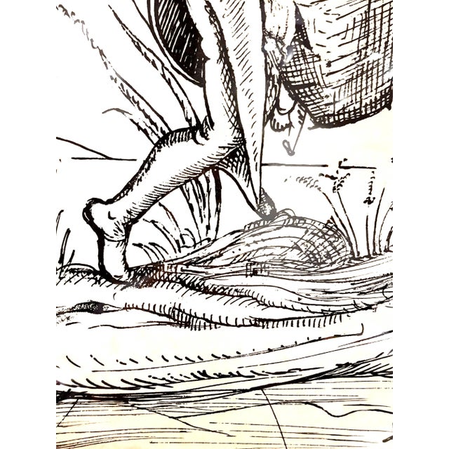 Salvador Dali - Les Songes Drolatiques - Handsigned Lithograph 1973 For Sale - Image 10 of 11