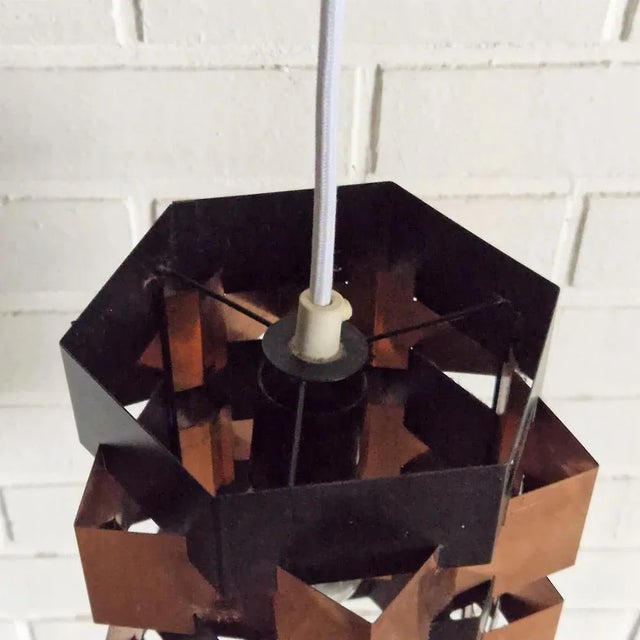 Mid-Century Modern Hanging Lamp by Svend Aage Holm Sorensen for Holm Sorensen & Co, 1960s For Sale - Image 3 of 8