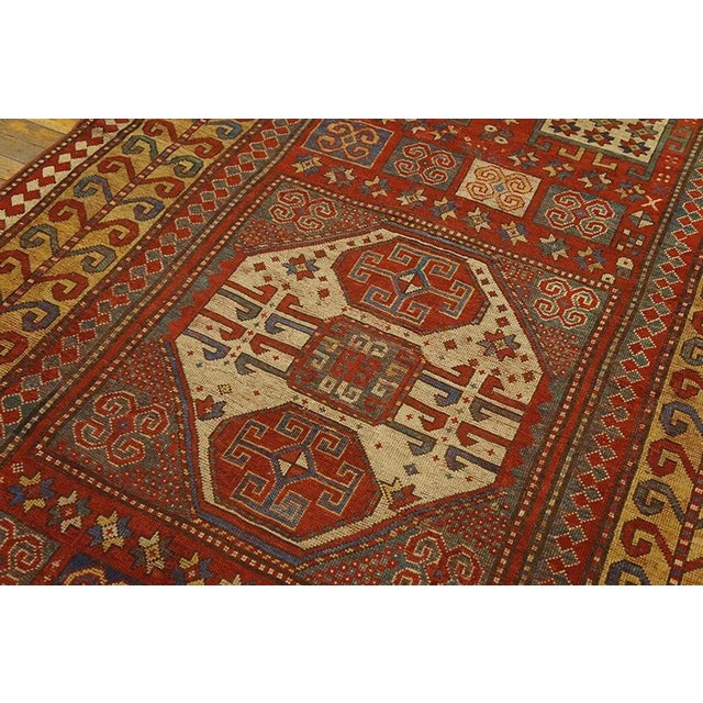 19th Century Caucasian Karachopf Kazak Carpet ( 5' x 9'9" - 152 x 297 ) For Sale - Image 12 of 12