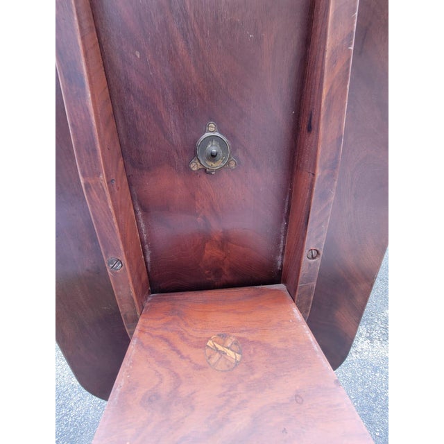 1820s Federal Solid Mahogany Tilt-Top Table For Sale - Image 11 of 11