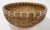 Mid 20th Century Vintage Woven Reed Winnowing Basket For Sale - Image 5 of 8
