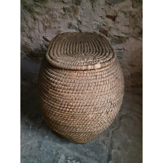 Antique French Grain Basket, 1890s For Sale - Image 10 of 18