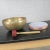 Vintage Singing Bowl or Standing Bowl Bronze Hand Made With Mallet on Pillow For Sale - Image 12 of 13