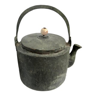 Copper Asian Water Kettle For Sale