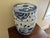 Late 20th Century Blue and White Porcelain Chinoiserie Chinese Garden Stool or Side Table For Sale In South Bend - Image 6 of 12