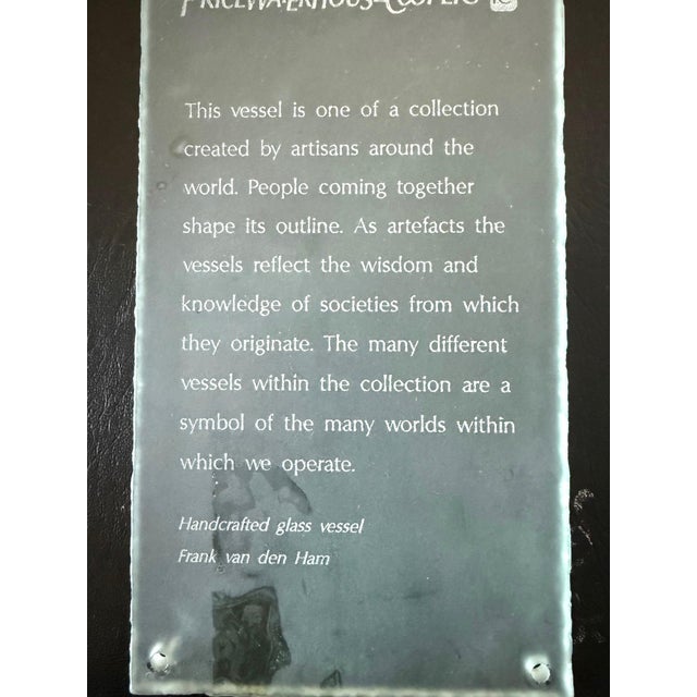 Large Art Glass Urn or Vessel, 1990's For Sale - Image 9 of 9