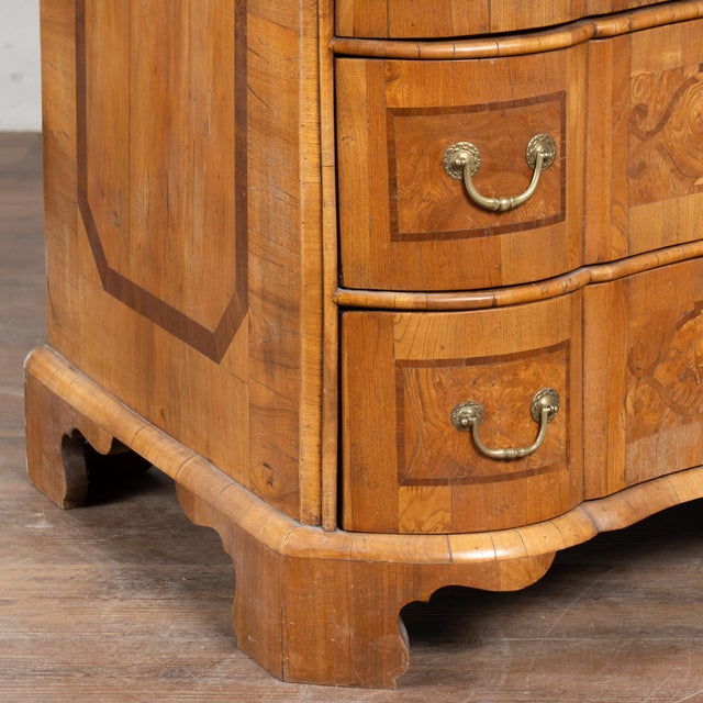 18th Century German Baroque Inlaid Marquetry Secretary Bureau For Sale - Image 13 of 16