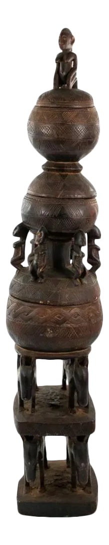 Early 20th Century Bamana Ceremonial Vessel From Mali