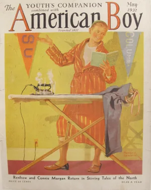 1932 Original The Youth's Companion American Boy Magazine Cover - Russel Sambrook