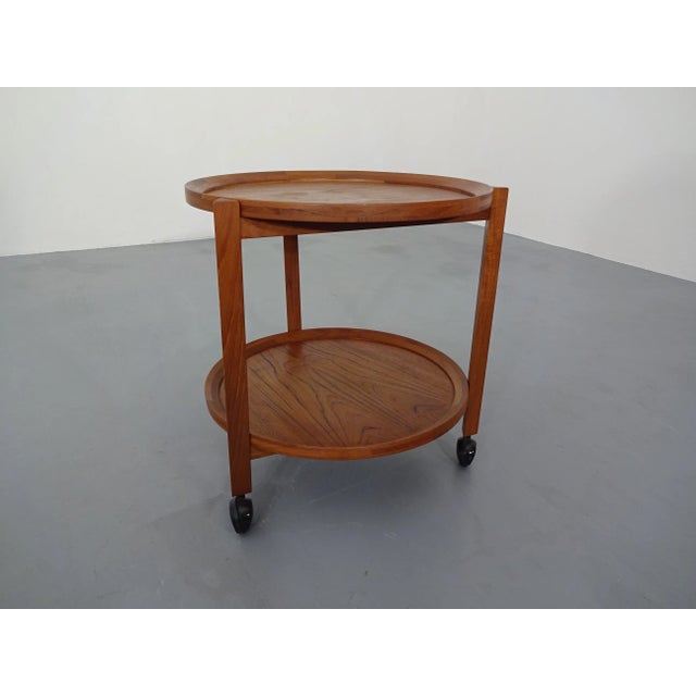 Teak Serving Trolley from Sika Møbler, 1960s For Sale - Image 14 of 17