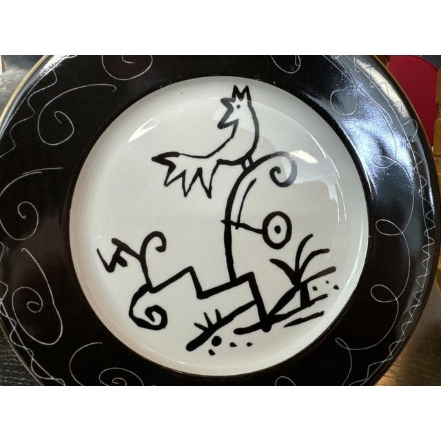 Vintage Rooster Plate by Javier Mariscal, 1990s For Sale - Image 4 of 8