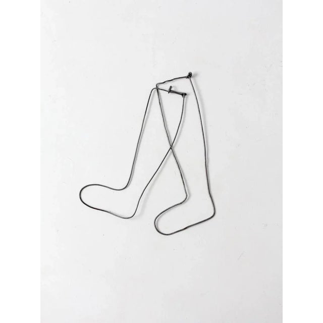 Gray Antique Wire Sock Stretchers For Sale - Image 8 of 8