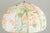 Table Lamp with Turned Wooden Base and Floral Shade by Josef Frank for Svenskt Tenn, 1960s For Sale - Image 6 of 8