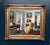 V. Hansen, Interior with Reading Woman, 1960s, Oil Painting on Canvas, Framed For Sale - Image 15 of 17
