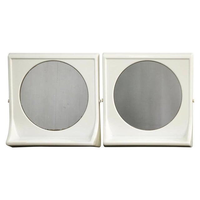 Space Age Italian Terry Plastic Mirrors, 1970s, Set of 2 For Sale - Image 12 of 12