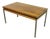 Mid-Century Coffee Table with Glass Top and Tubular Steel Legs, 1960s For Sale