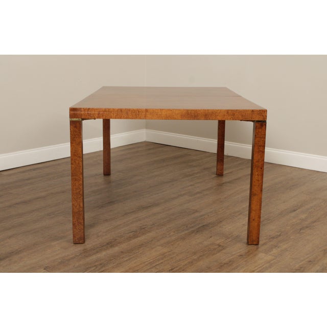Mid 20th Century Lane Mid Century Modern Burlwood Expandable Dining Table For Sale - Image 5 of 13