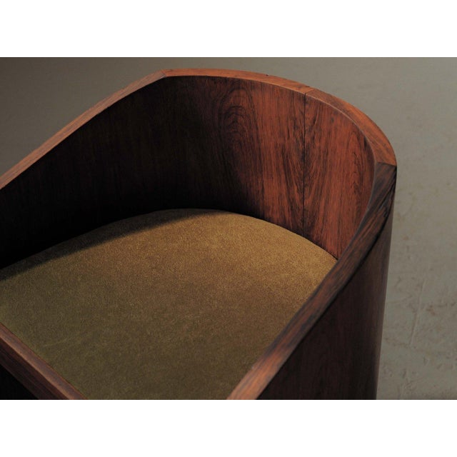 Art Deco Armchairs in Veneer, 1930, Set of 4 For Sale - Image 4 of 18