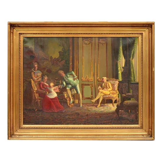 Kristian Zahrtmann, Figural Composition, Oil Painting For Sale