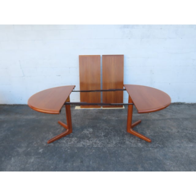 Edvard Valentinsen Danish Modern Dining Table Six Svegard Chairs 2 Leaves 6311 For Sale - Image 11 of 18