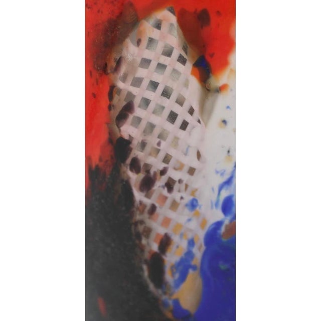 Red Dino Martens Oriente Murano Art Glass Vase for Aureliano Toso, 1950s For Sale - Image 8 of 14