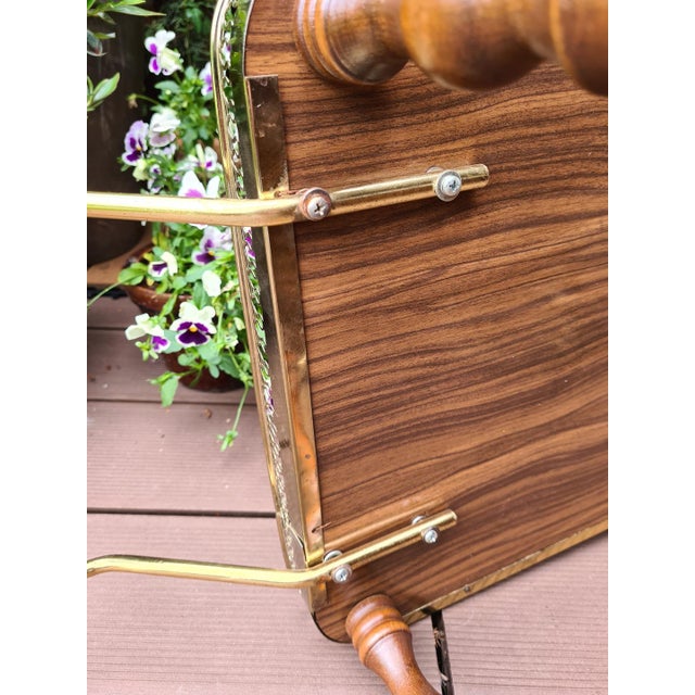 Hollywood Regency-Style Mobile Bar Cart, 1970s For Sale - Image 9 of 14