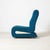 Space Age Lounge Chairs in Blue Pattened Upholstery, Former Czechoslovakia, 1970s, Set of 2 For Sale - Image 6 of 13