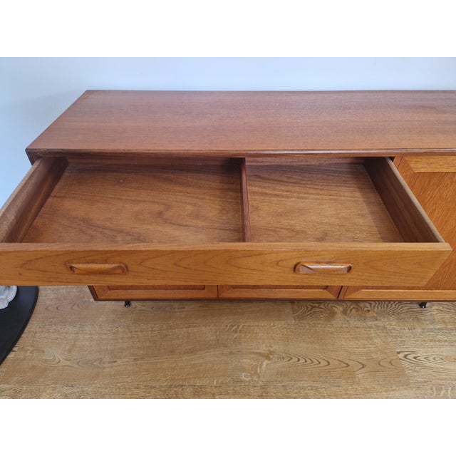 Mid-Century Teak Fresco Sideboard with Black Metal Legs from G Plan, 1960s For Sale - Image 14 of 16