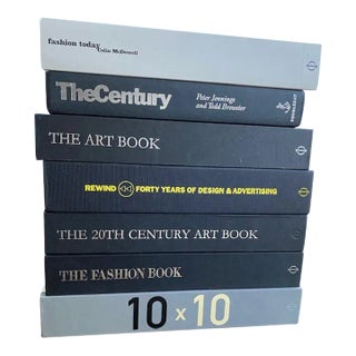 Vintage Fashion & Architecture Coffee Table Books Set of 7, Phaidon, Decorative For Sale