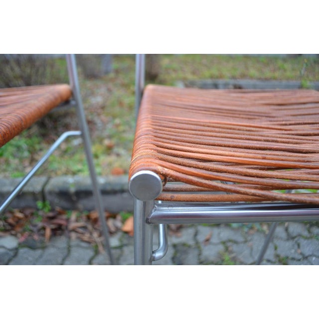 Modern Bar Stools by Tito Agnoli for BBB Bonacina, 1999, Set of 4 For Sale - Image 3 of 18