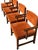 Matching Set of 4; Vintage 1970s Low-Profile Rolling Armchairs manufactured by Bernhardt Furniture Company. Notable...