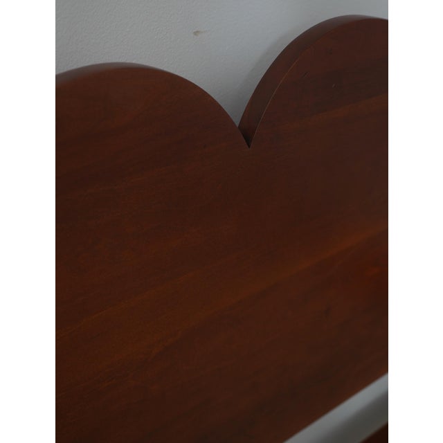 Seely Cherry Queen Size Pencil Post Bed For Sale - Image 9 of 16