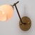 Vintage Italian Green Lacquered Metal and Opaline Glass Sconces, 1950s, Set of 2 For Sale - Image 6 of 9
