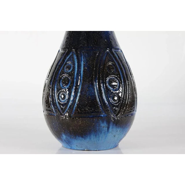 1960s Unica Floor Vase by Sejer Ceramic Studio Pottery, Denmark, 1960s For Sale - Image 5 of 13