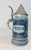 1910s Antique Whites Utica Stoneware Pottery "Prince of Pilsen" Pewter Lidded Stein For Sale - Image 5 of 12