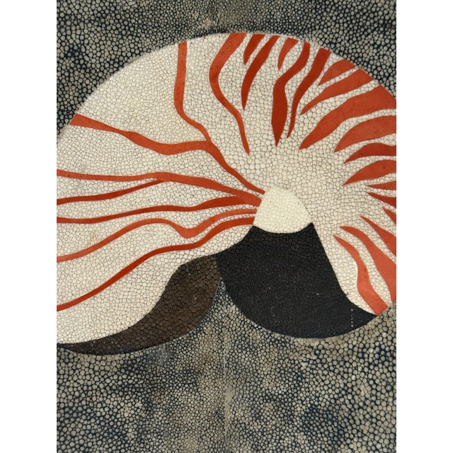 Wood R & Y Augousti Nautilus Shell Large Tray For Sale - Image 7 of 10
