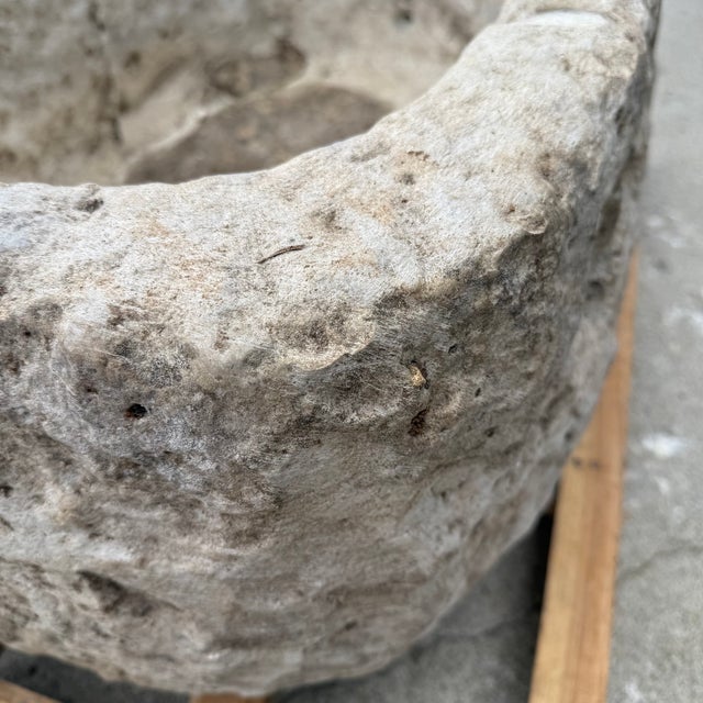Antique Limestone Trough For Sale In Los Angeles - Image 6 of 7
