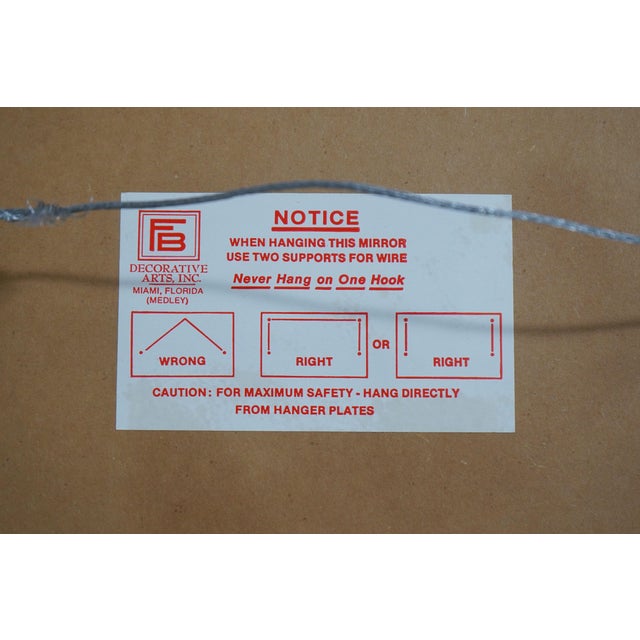 Friedman Brothers Model 6792 Adams Style Gold Mirror For Sale - Image 10 of 10